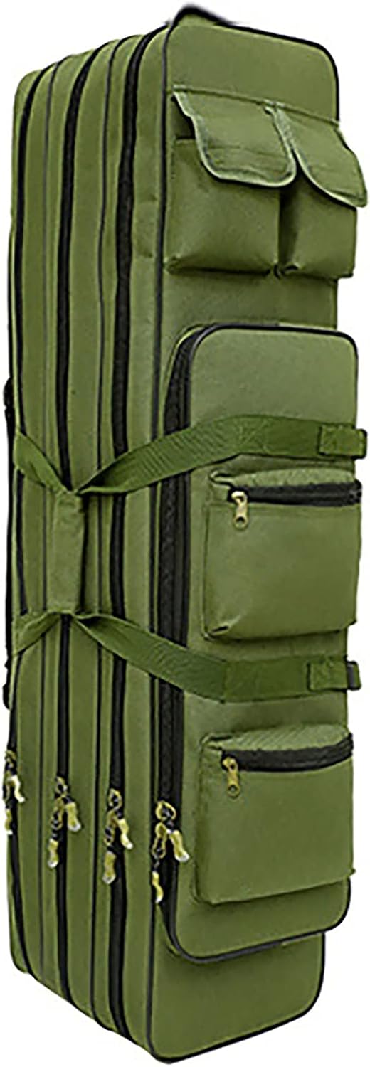 Double Long Rifle Case Waterproof Fabric 31" 39" 47" ThreeLayer