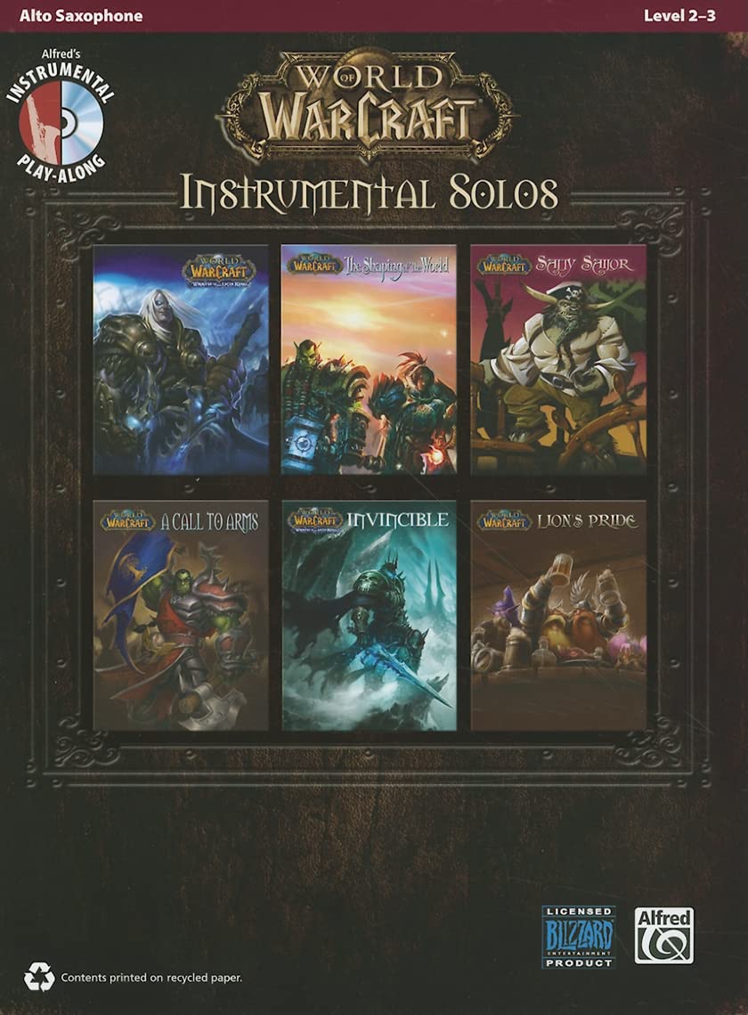 World of Warcraft Instrumental Solos: Alto Sax, Book & CD (Pop Instrumental Solos Series)