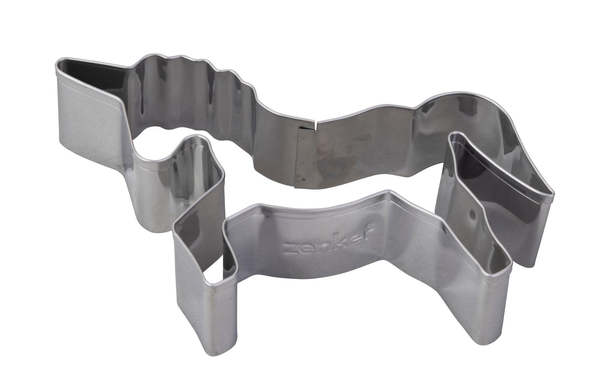 Zenker Stampino Per Biscotti A Forma Di Unicorno - In Acciaio Inox, 100x82x26mm, Lavabile In Lavastoviglie, Per Feste E Compleanni