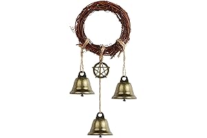 Handmade Witch Bells, Druid Decor for Protection and Positivity
