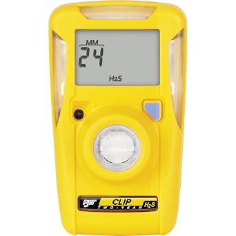 BW Technologies BWC2-H510 BW Clip Single Gas H2S Monitor, 5/10
