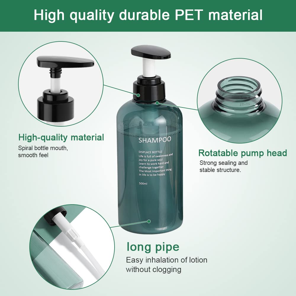3er-Pack Schäumende Reise-Pumpflaschen – 100 Ml, BPA-frei, Für Shampoo & Handseife