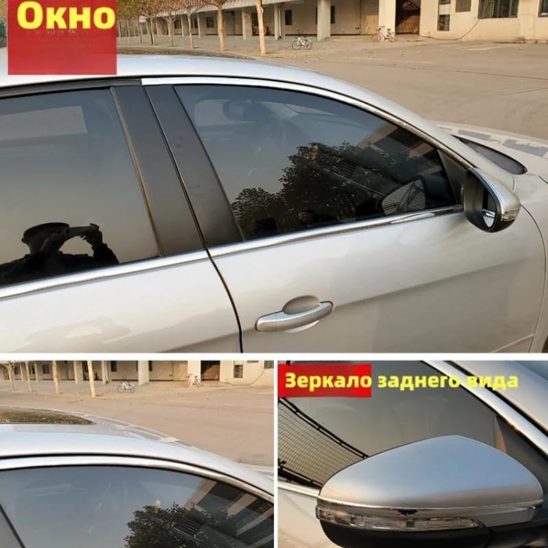Samochodowa Listwa Dekoracyjna Chromowana Naklejka Srebrna Auto Stylizacja Wykończeniowa Do Samochodu SUV Truck Van