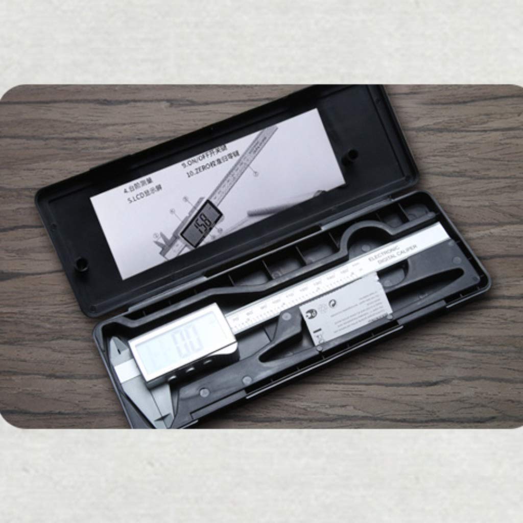 Suwalizki Elektroniczny Cyfrowy Cyfrowy Zacisk Ze Stali Nierdzewnej Vernier Caliper High Precision Industrial Pomiar Narzędzia Zakres: 0-150mm