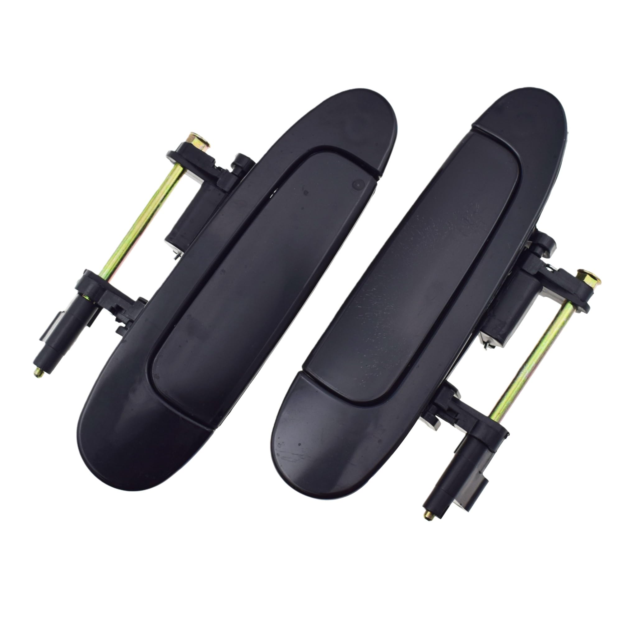 HIIAW Car Door Handle Cover Trim Outside Door Handle for Echo 1.5L 2000 2001 2002 2003 2004 2005(2 Pcs Rear)