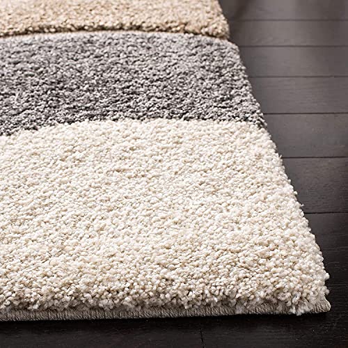 Image of Modern Soft 3D Shaggy Fur Rectangular Carpets for Living Room Thick Fluffy Rugs for Bedroom,9X12 Feet,Multi Color