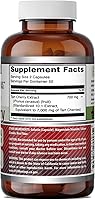 Vista 2 de Amazing Formulas Tart Cherry 700 mg Extracto 10:1 Suplemento de 100 cápsulas Sin OMG Sin gluten Fabricado en los Estados Unidos