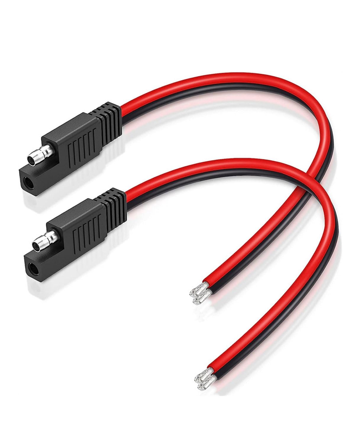 サムコス SAEコネクタ 延長ケーブル 2個 SAE ケーブル 14AWG 24…
