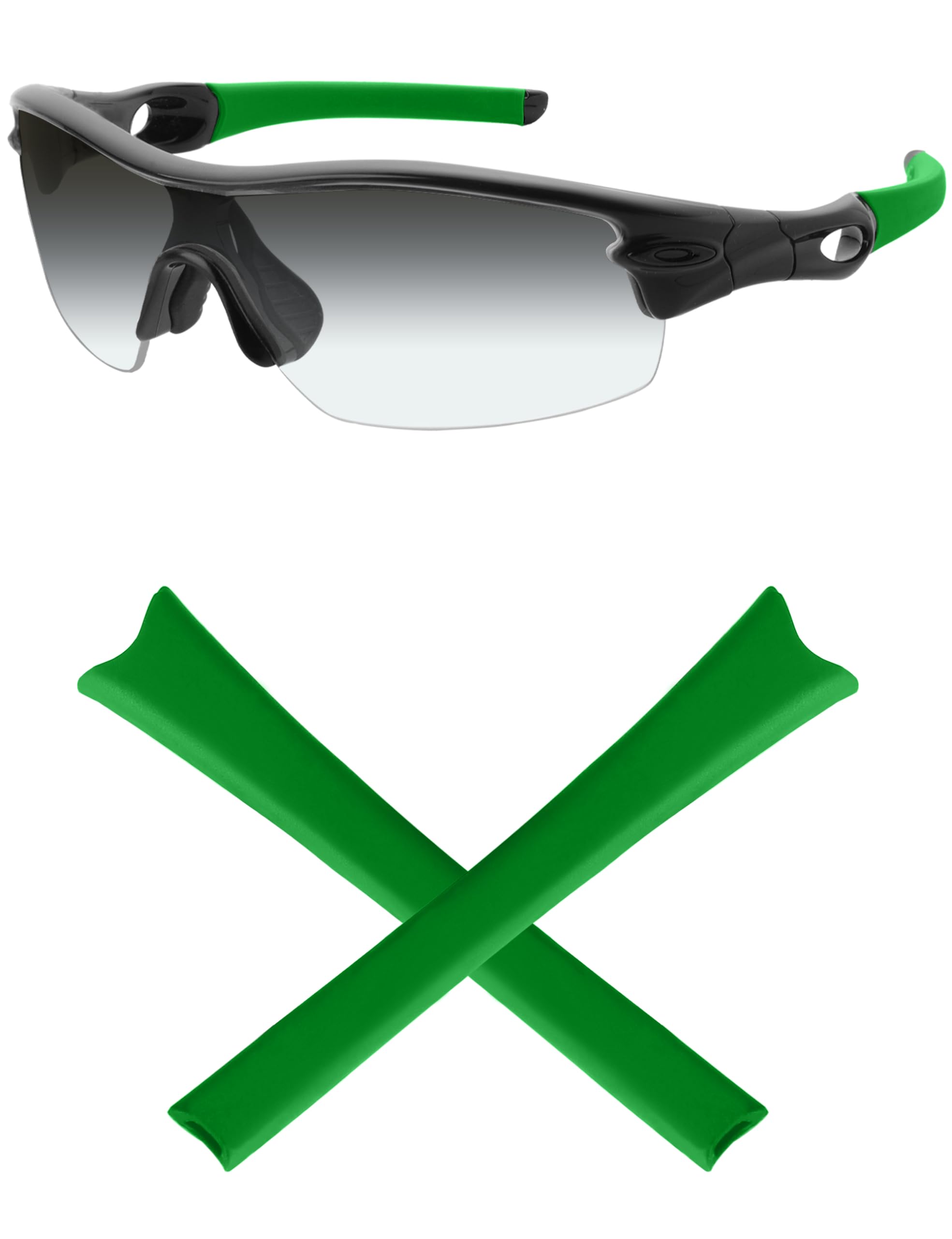Mryok Men's Dark Green Replacet Earsocks For Oakley Radar Path Pitch Range Sunglass
