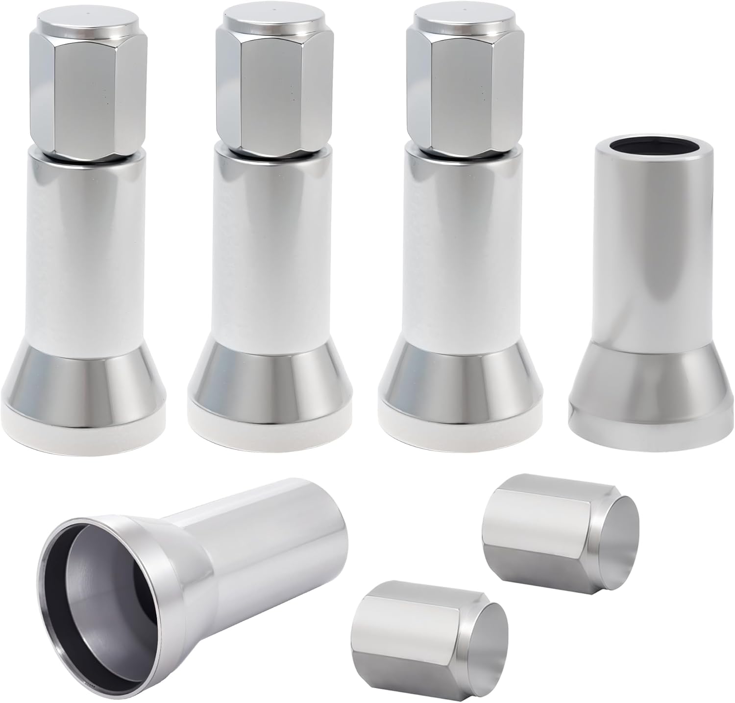 QILISEN Chrome Valve Stem Caps 5 Pack C20018 TR414 Valve