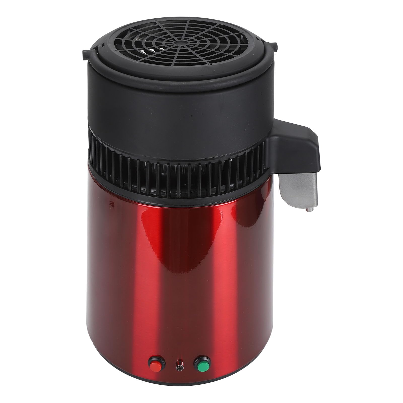 Fdit Destilador de Agua Portátil de 4L, Máquina de Destilación Automática de Acero Inoxidable con Apagado Automático por Sobrecalentamiento para Hogar, Laboratorio, Cocina (Enchufe europeo 220V)