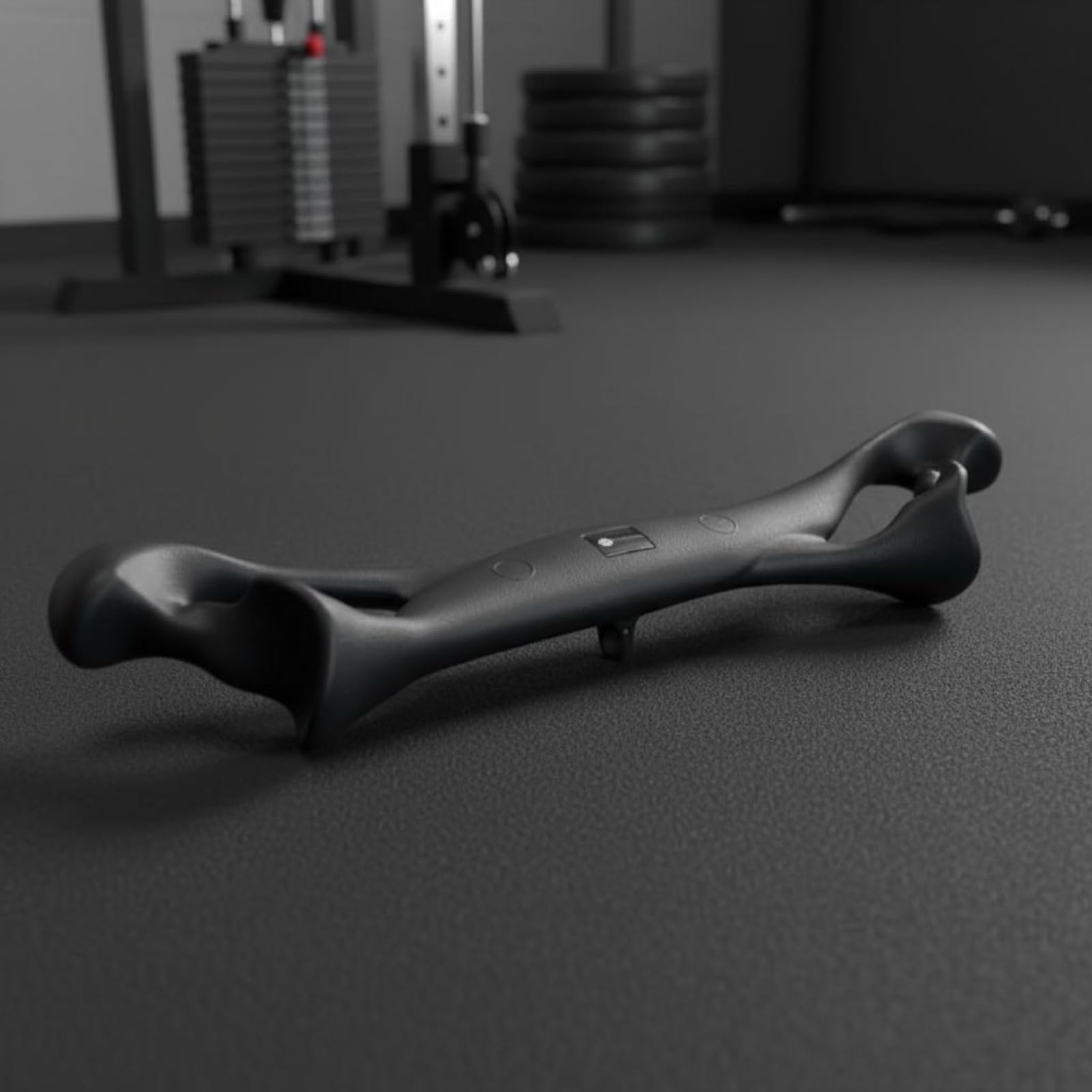 TISHITA Fitness Trainingsgriff Latzug Kabelzughandgriff Rudergriff Zuggriff Ergonomische Handpositionen mit Beschichtetem Stahl PVC für Rücken Arme Schultern , Fitness-Rückhand-Latzzug-Enggriff