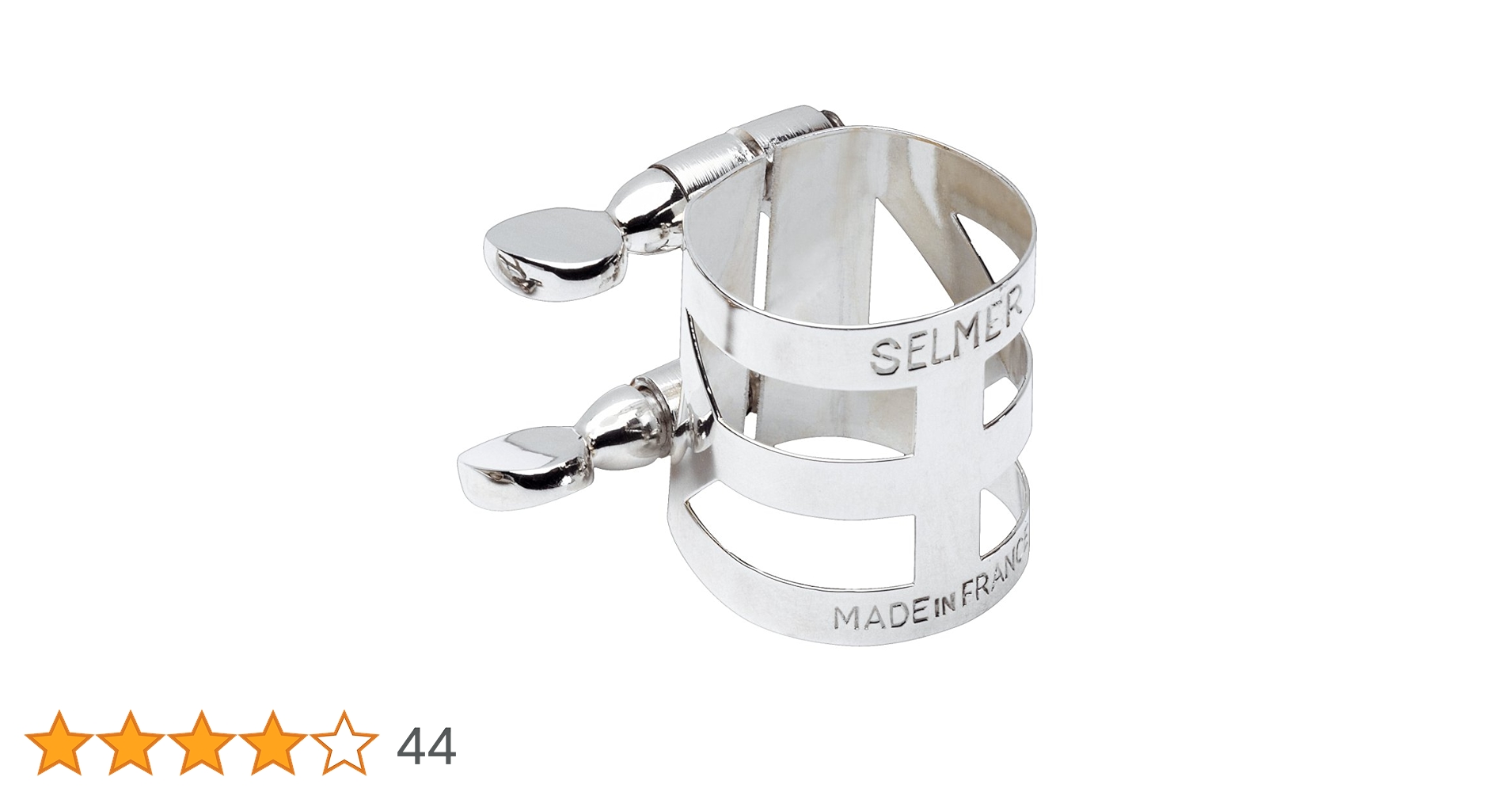 セルマー　ヴィンテージリガチャー　銀メッキ　アルト Henri Selmer Paris セルマー アルトサックス リガチャー 銀