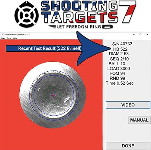 Miniatura 7 de Gong de tiro de acero para rifle de 3/8 pulgadas, objetivo de 6 pulgadas con cadenas