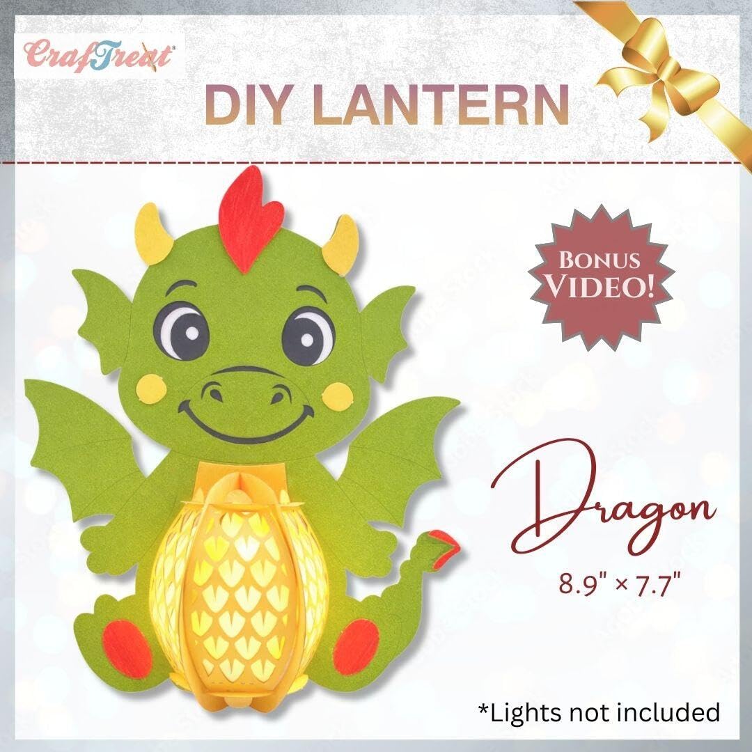 CrafTreat - Dragon Paper Lantern Kit