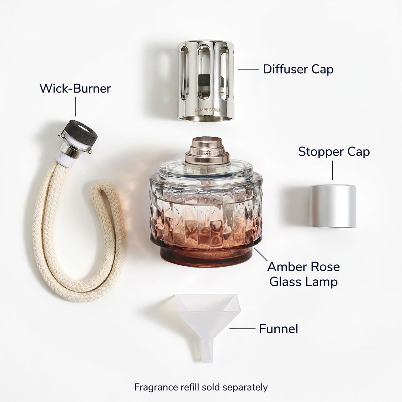 MAISON BERGER - Lámpara Berger Variation Rose Ambré