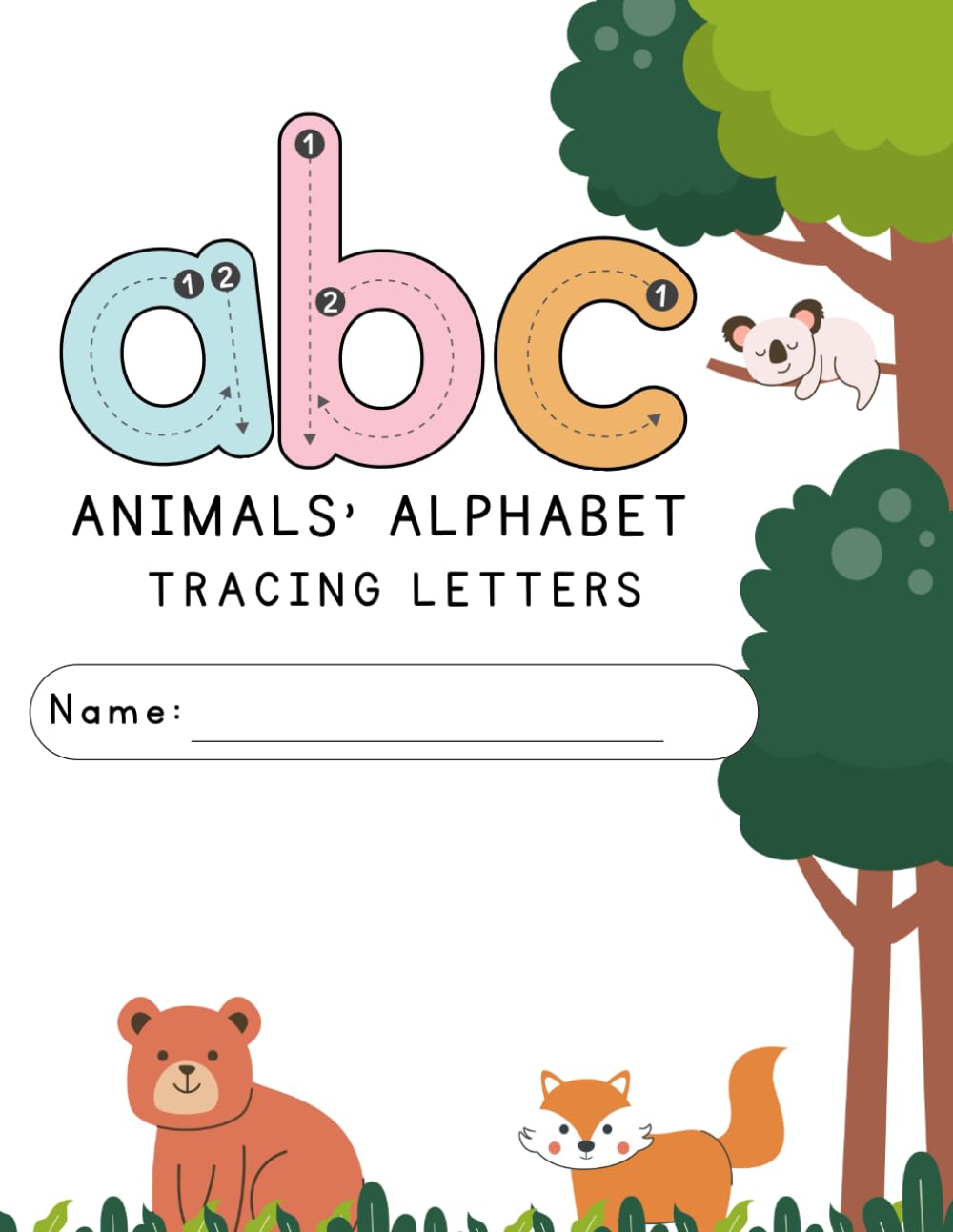 Alphabet Animal Tracing Book