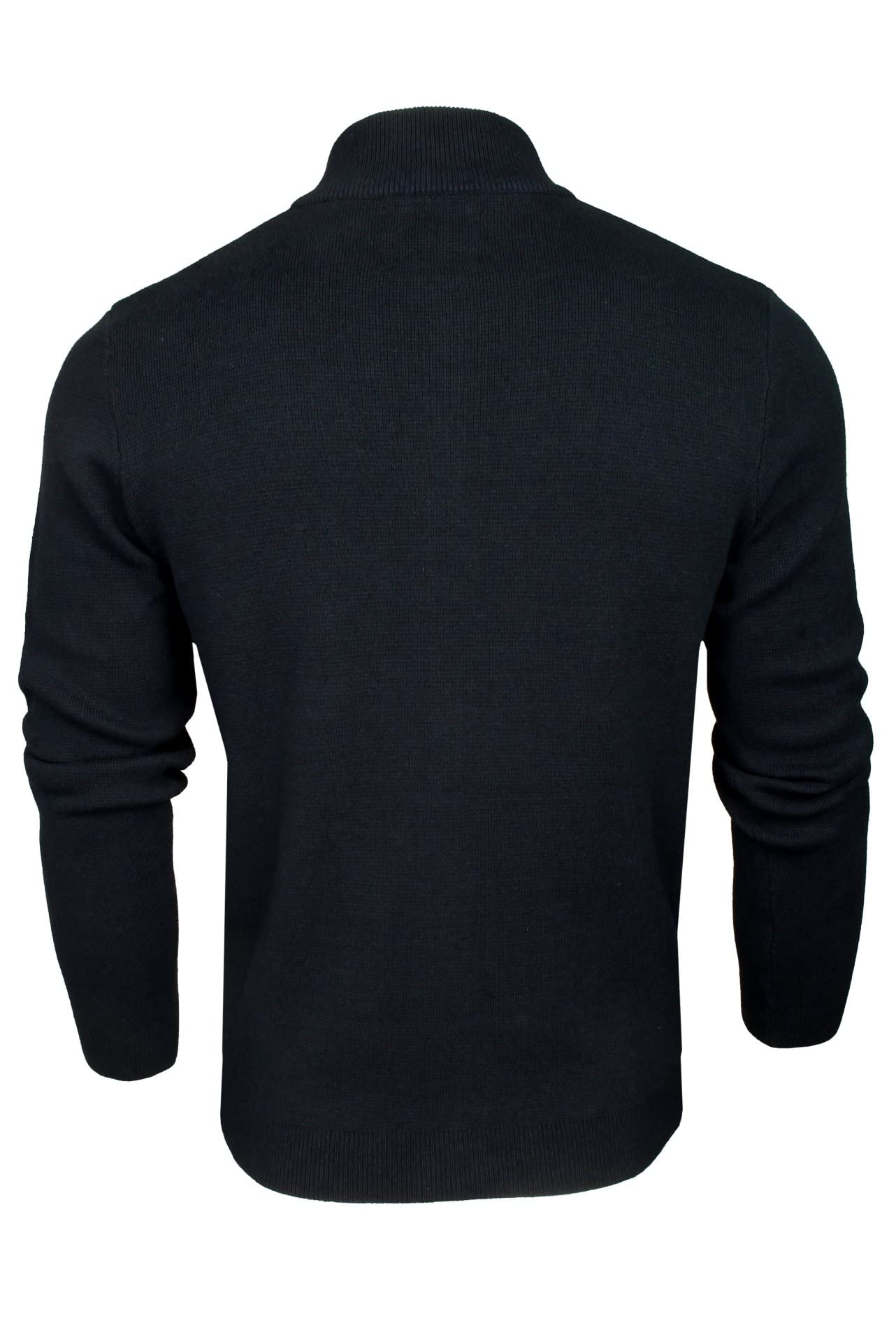 Xact Cardigan Pull Zippé mélange de Coton pour Hommes