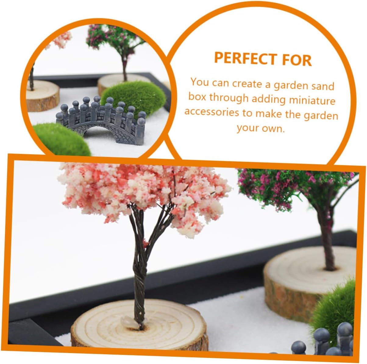 Zen Garden Kit for Desk Meditation Sandbox with Sand and Rake Decorative Indoor Garden for Tranquility and Stress Relief for Office and Home Decor