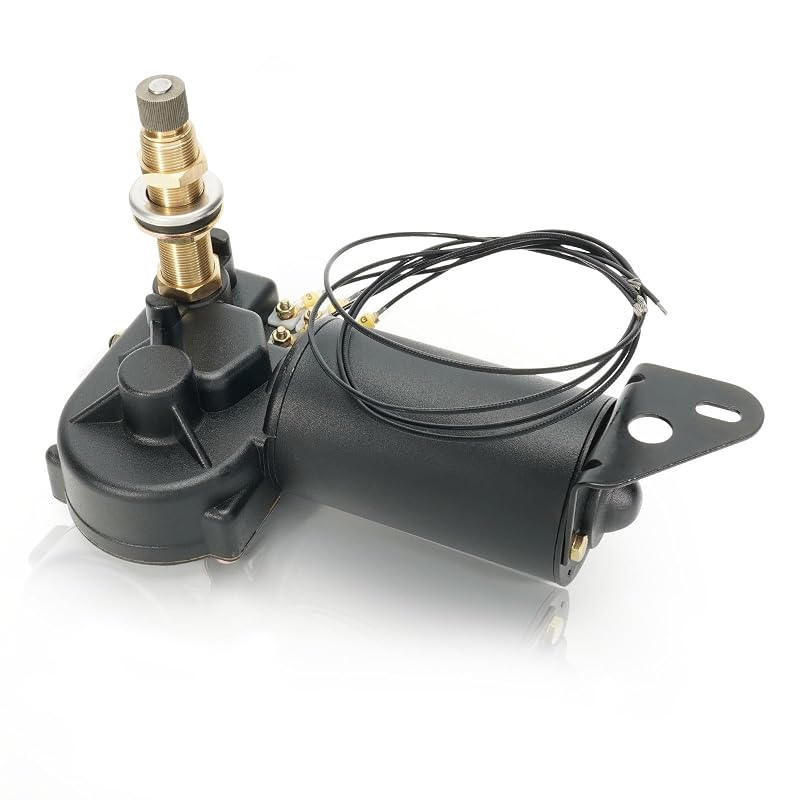 Motor do Limpador de Para-brisa Dilomber 12 V com Eixo de 6,35 cm e Ângulo Ajustável – 1 unidade