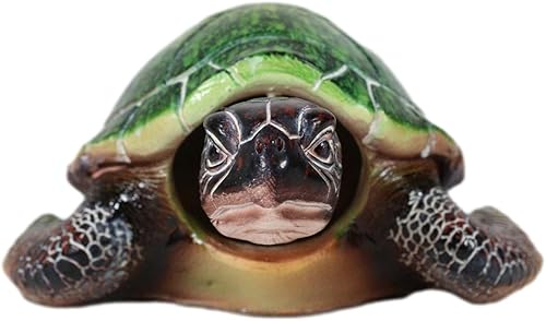 Miniatura 4 de Ebros Gift Océano náutico Coloridos tonos de concha verde tortuga marina gigante nadando Bobblehead Figurine 5.75 pulgadas de largo reptil tortugas
