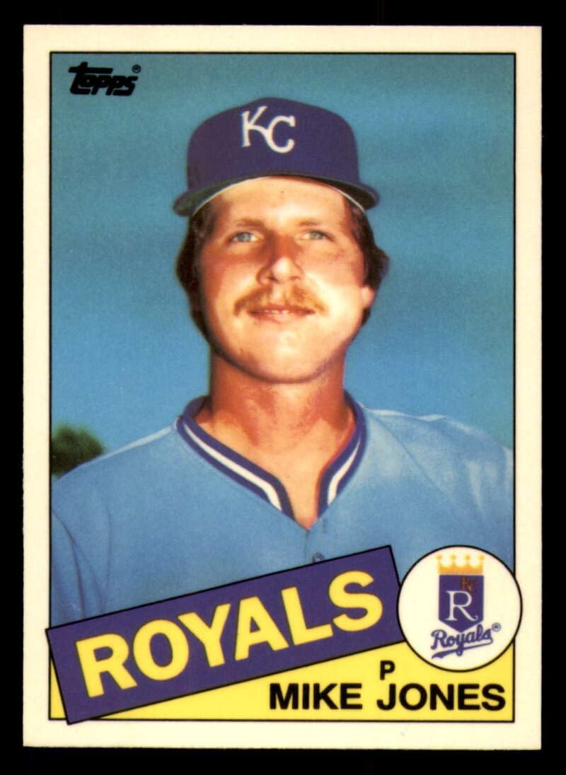 Béisbol 1985 Tiffany #244 Mike Jones NM Near Mint Royals