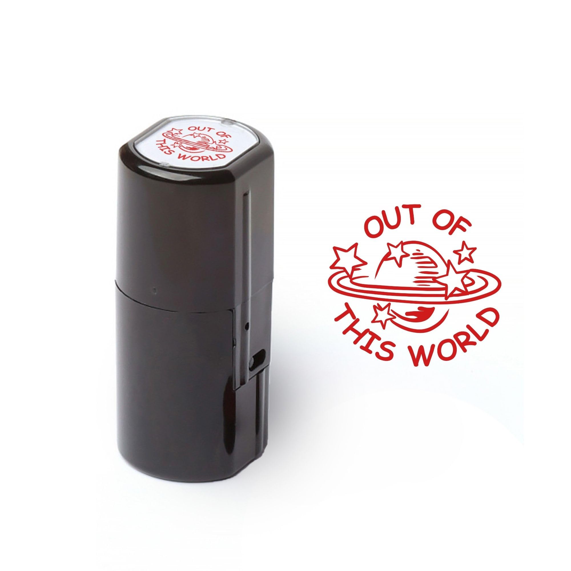 Self-Inking Teacher Stamps for Grading, Multicolor Assessment Stamp, Motivational Feedback Stamps, Homework Review Stamps, Praise Stamp Gift (Red,