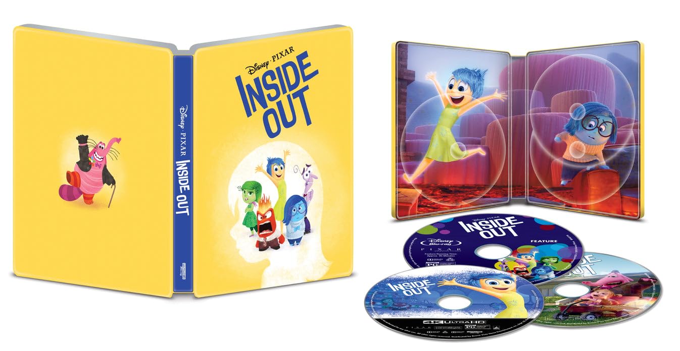 Inside Out 4K UHD Steelbook (with Blu-ray and Digital)