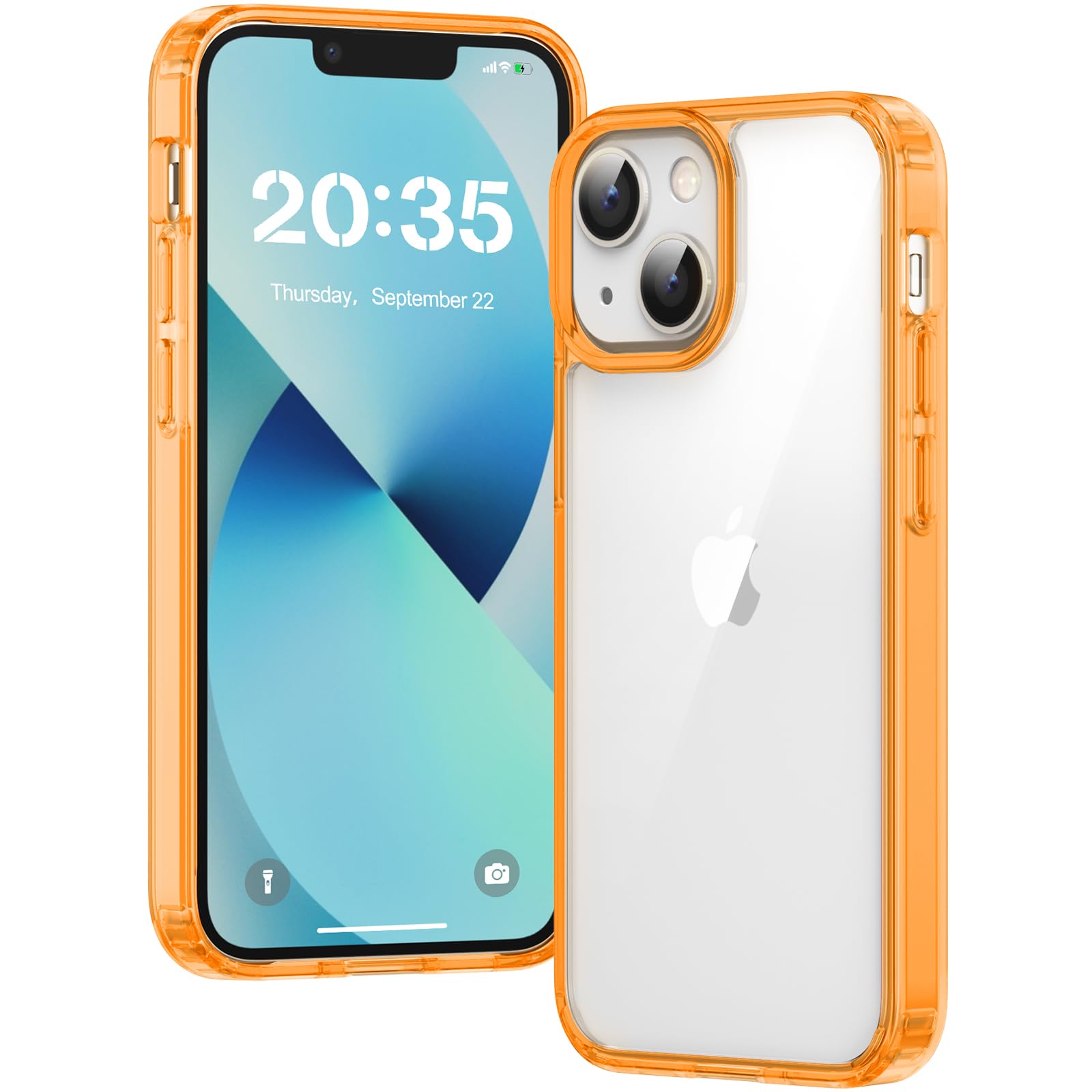 Clear Case for iPhone 15, Ultra Thin, Shockproof TPU Cover, Anti-Yellowing, Crystal Clear, Phone Case for Apple iPhone 15 - Clear — view 83