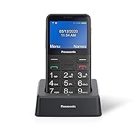 Panasonic KX-TU155EXBN Cellulare per Anziani, Pulsante SOS