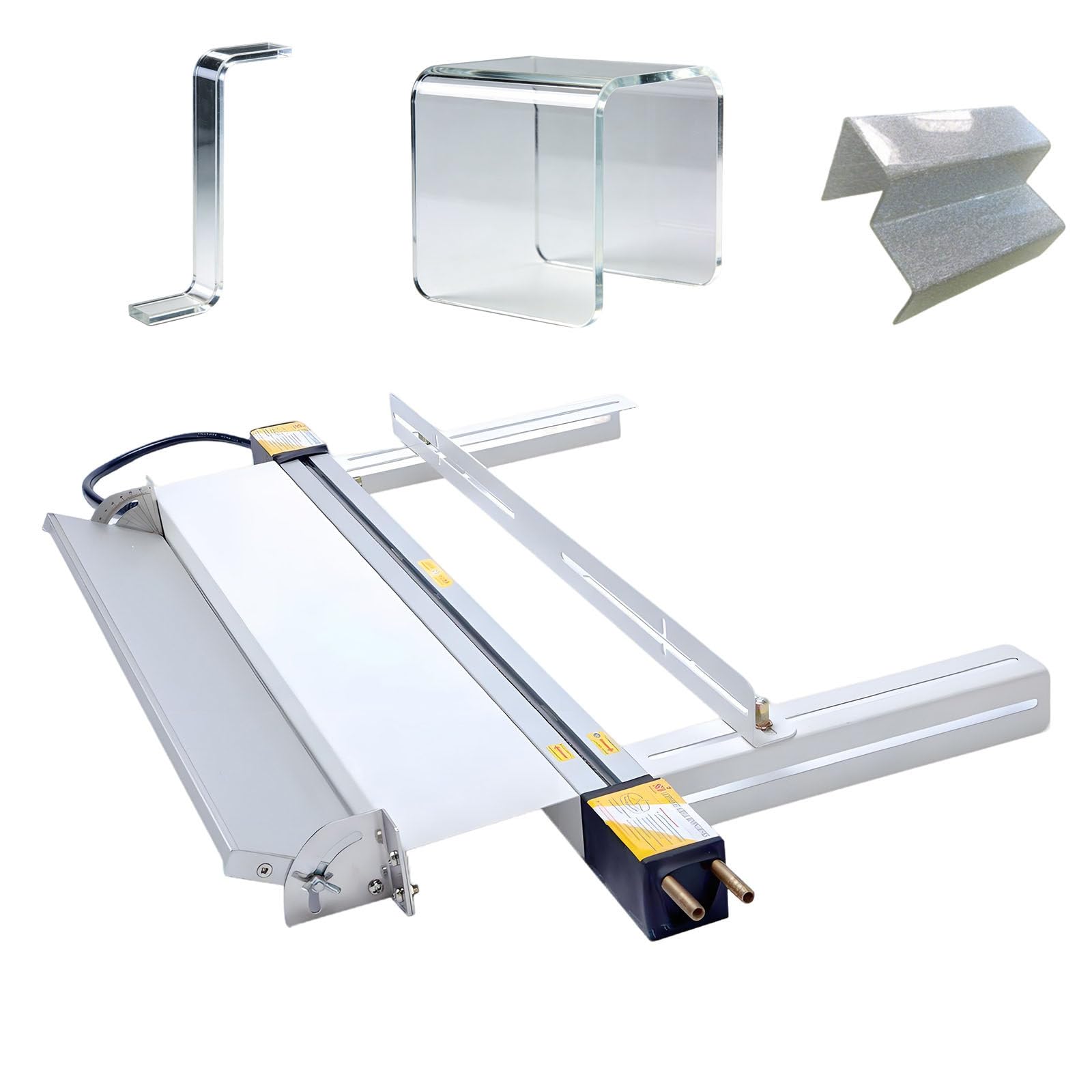 Calentador de acrílico de 30 cm con soporte para doblar plástico de 1 a 6 mm