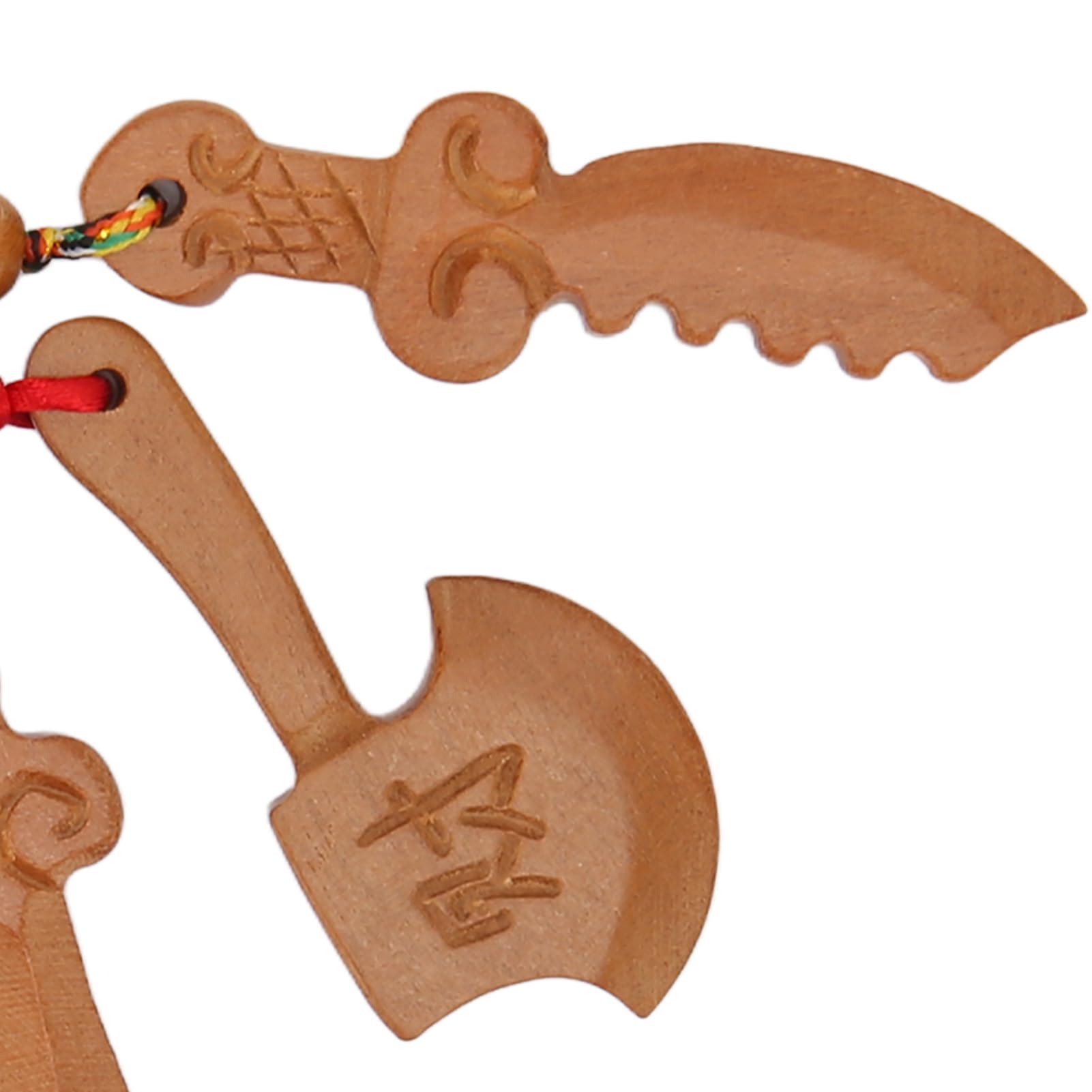 Amazon.com: Peach Wood Sword Amulet Keychain Warding Off Evil
