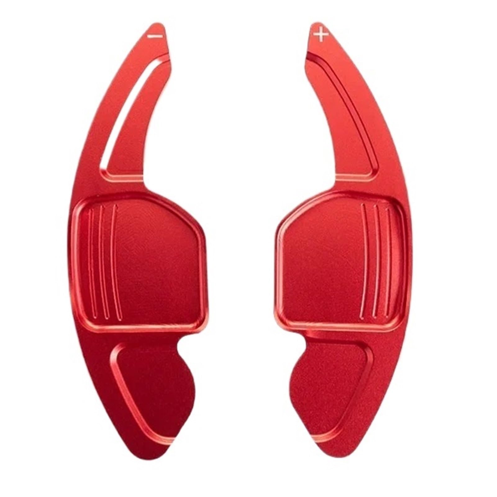 YAKISA Paddles Shift for A3 S3 8V for A4 S4 for A5 S5 B8.5 for A6 S6 for A7 S7 C7 for Q5 for Q7 Aluminum Steering Wheel Paddle Shifter Extension Paddle Shifter(for Type B Red)