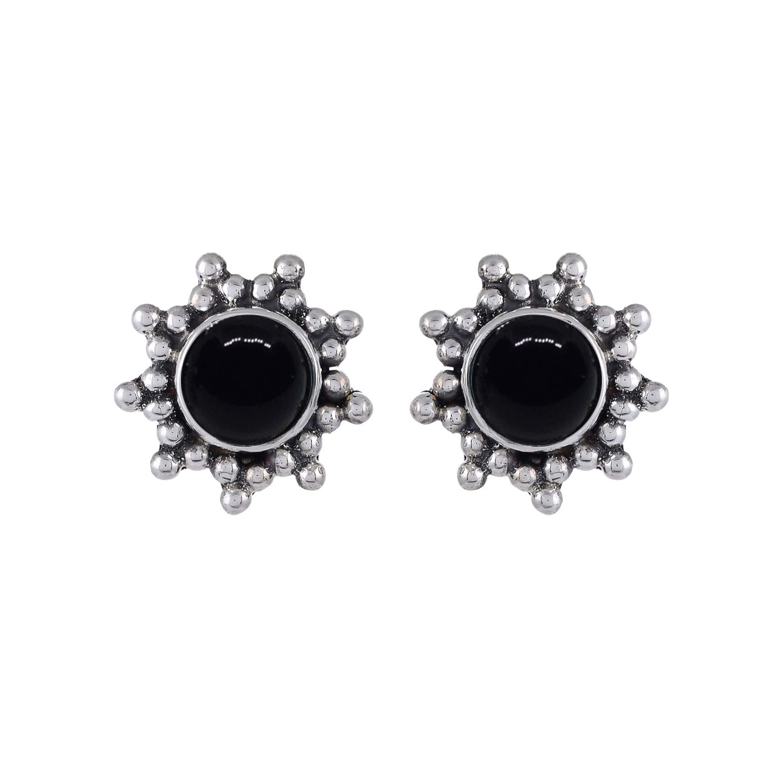 Silver Planets 925-92.5 Sterling Silver Black Onyx Stud Earring For Women and Girls (B08RDCRRSN) Amazon Price History, Amazon Price Tracker