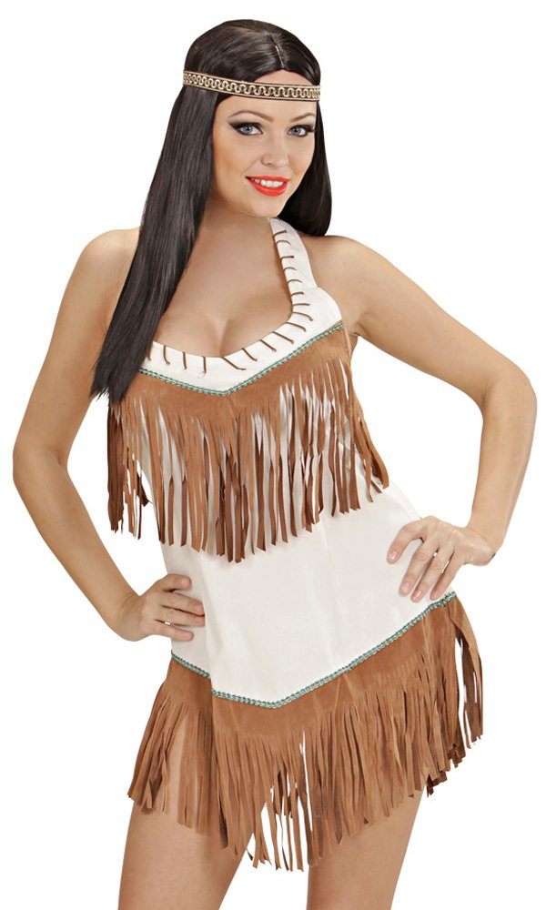 Ladies Indian Dreamgirlz Costume Large UK 14-16 for Wild West Cowboy Fancy Dress