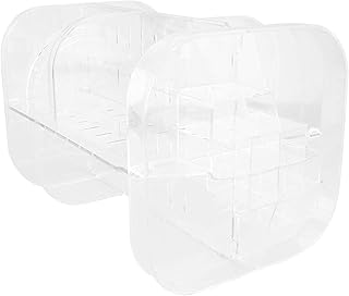 Leifeng Tower Multifunctional Cabilock Maquillaje Organizador Transparente Cosmética Mostrar Caja Maquillaje Soporte de Almacenamiento para el baño de Dormitorio Encimera