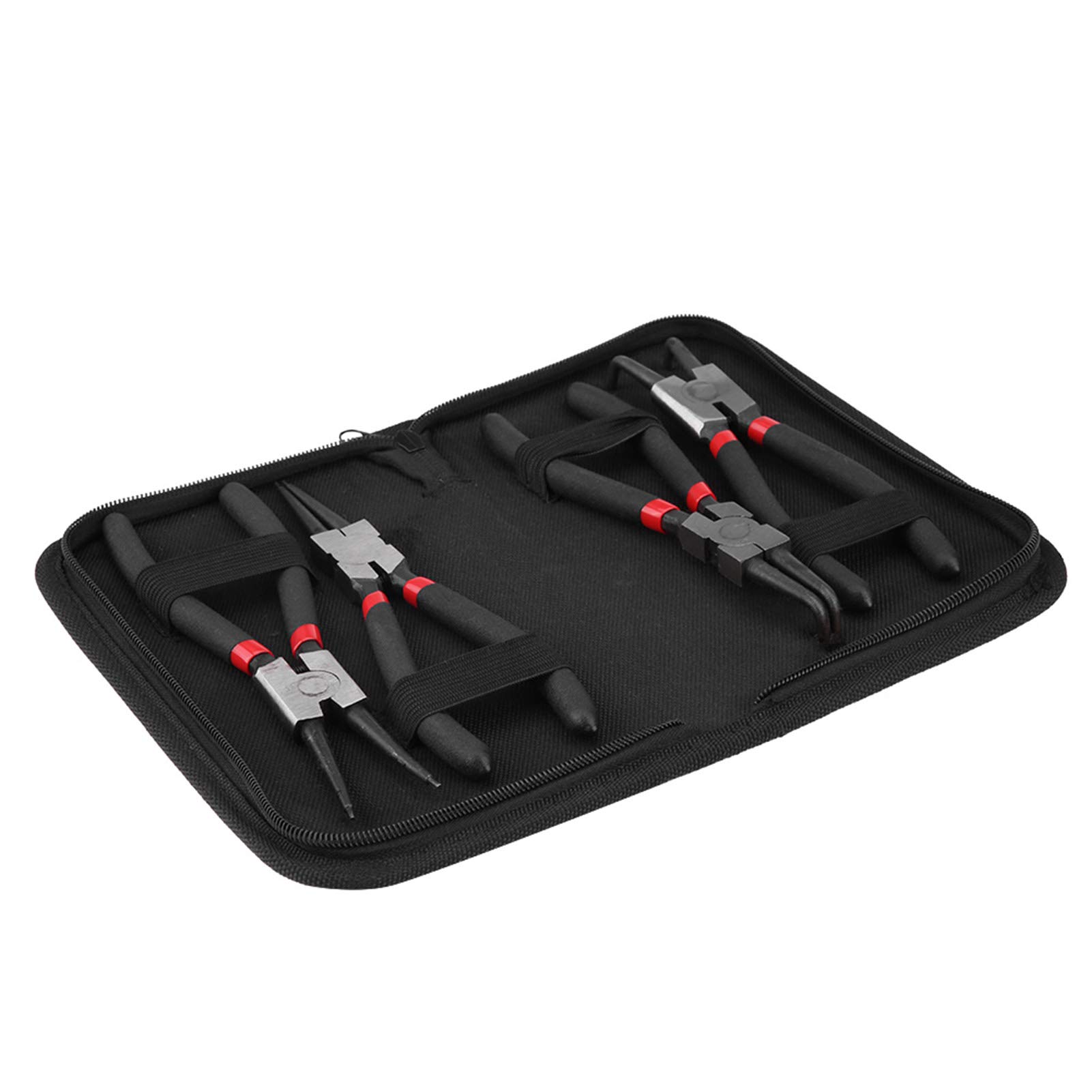 Set di pinze per anelli elastici, 4 pezzi, pinze per anelli di sicurezza, 180 mm