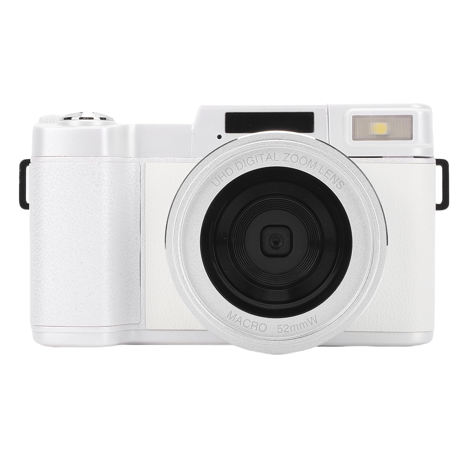 Caméra Numérique 5K avec écran Pivotant de 3 Pouces (White)