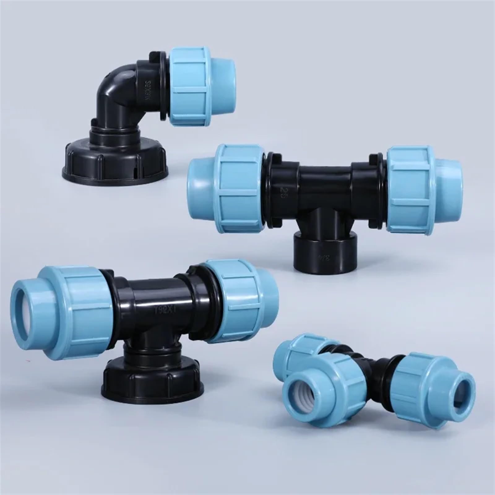 Adapter do zbiornika IBC, nasadka adaptera IBC, Adapter do zbiornika IBC, różne rozmiary, gwint gruby, kolanko, prosty, wąż, ogrodu, plastik(Elbow Pipe,DN25(32MM))
