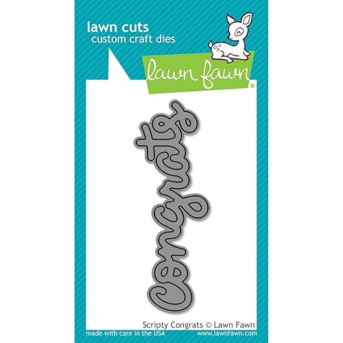 Lawn Fawn Lawn Cuts Die Scripty Congrats