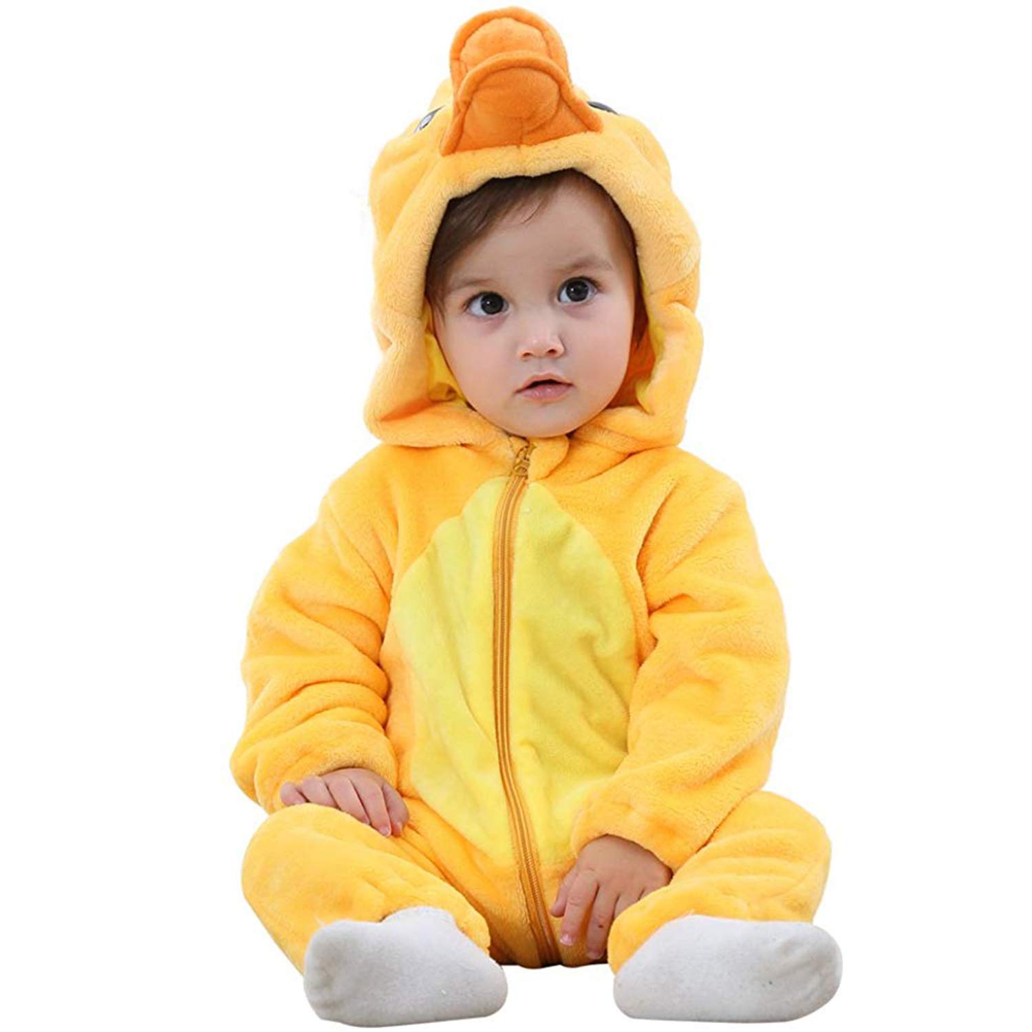 QIAONIUNIU Halloween Baby Costumes Toddler Onesie Infants Romper Boys Girls Animal Dress Up Clothes 2-36 Months