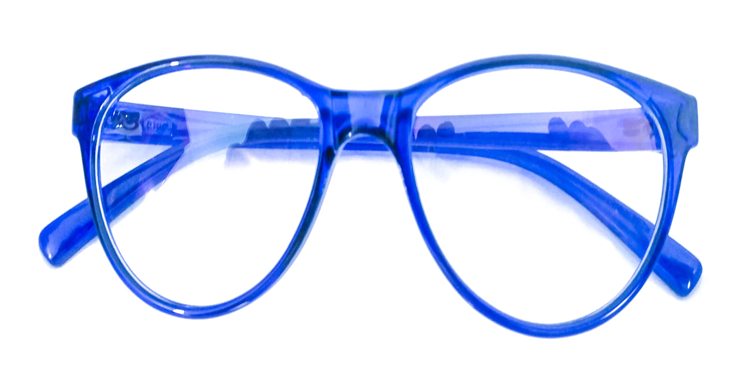 I-CARE OPTICALS Bifocal Reading Blue Cut Glasses Mobile Computer Protected Premium Unisex Blue Full Rim Near Vision Reduce Eye Strain Light Weight With Spring