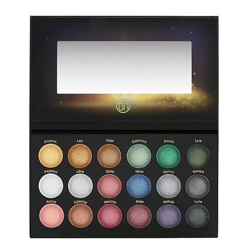 Paleta de sombras de ojos Supernova, 18 colores, 0.39 libras, de la marca BH Cosmetics