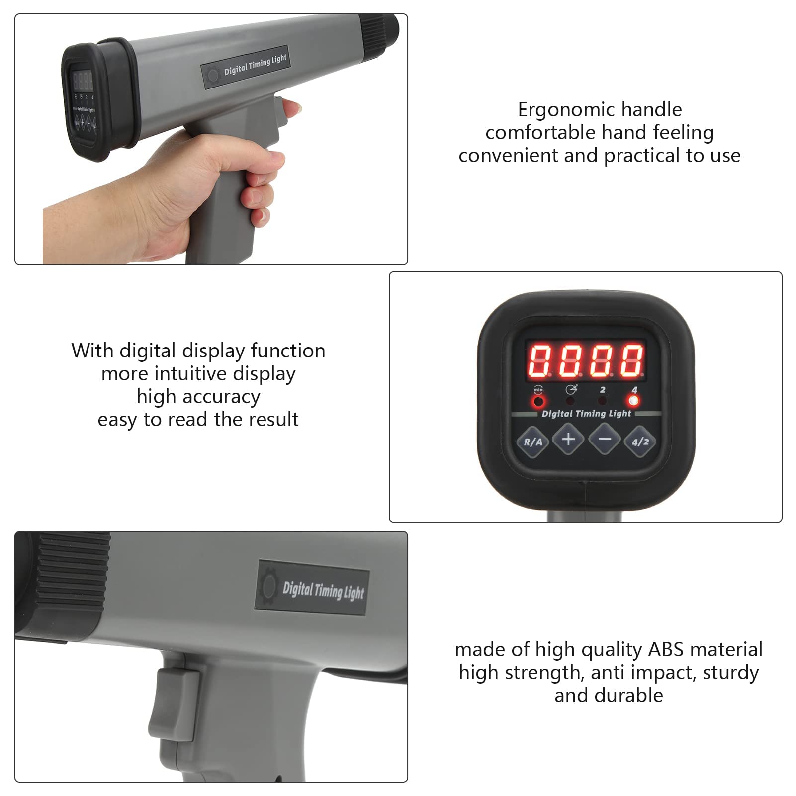 Lámpara Estroboscópica de Pistola de Luz Piloto, Lámpara de Flash de 12 V, Pistola de Sincronización de Encendido, Pistola de Encendido, Lámpara de Ajuste de Encendido, Pistola de Luz de Encendido,