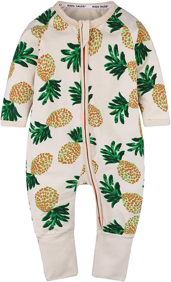 Kids Tales Pcak Baby Footies Double Zipper Romper Kuwait Ubuy