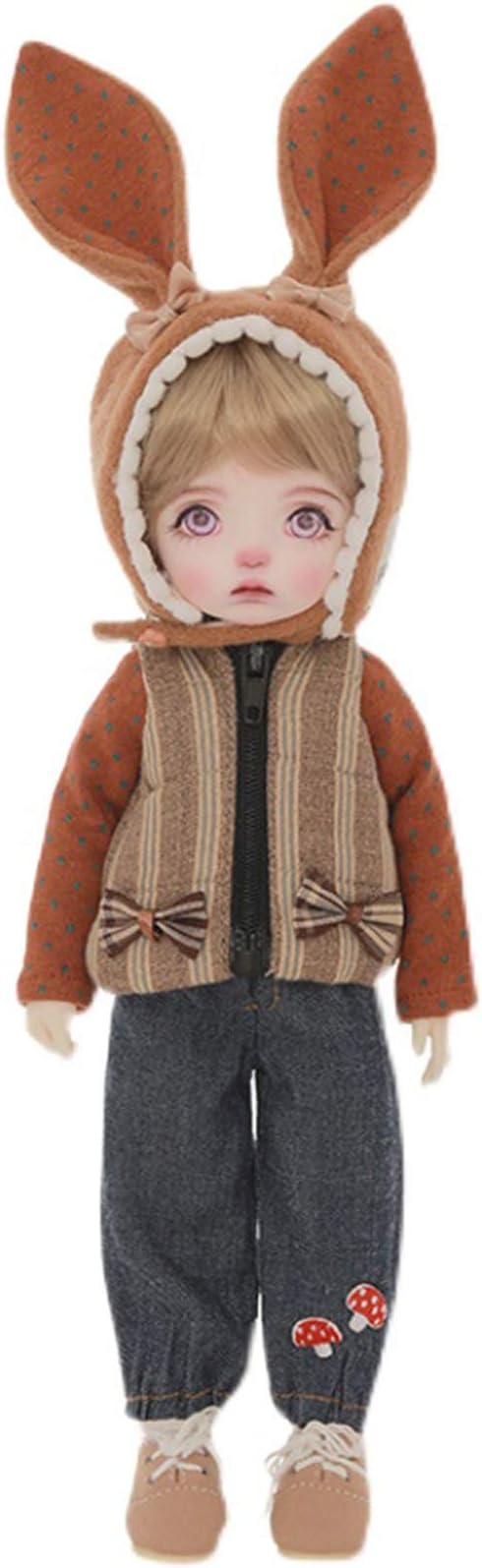 BJD Doll 1/6 25.5CM 10 Inch SD Doll Full Set DIY Toys wiht Clothes Socks Shoes Wig Makeup Hat Best Valentine's Day Birthday Gift