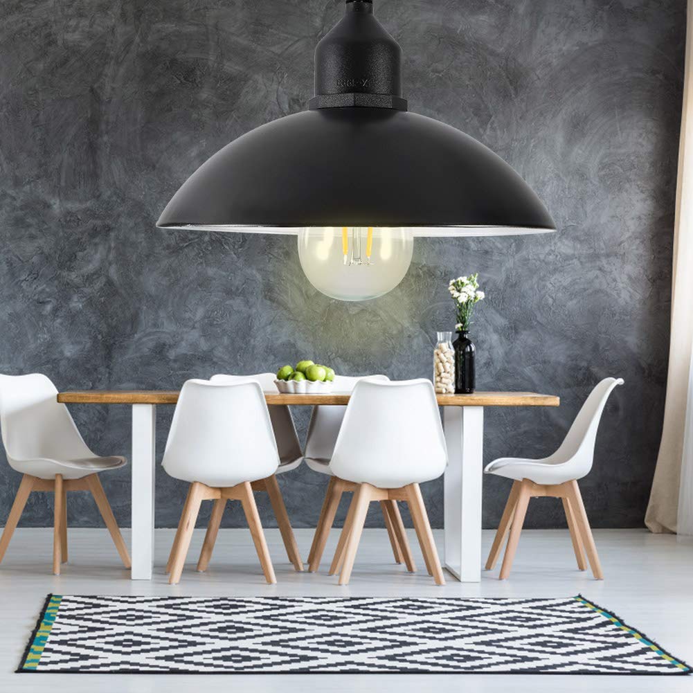 Alvinlite Lampada a Sospensione per Esterni Luci solari a LED per tettoia Solare con Pannello Solare Regolabile per Illuminazione Domestica da Giardino con Veranda