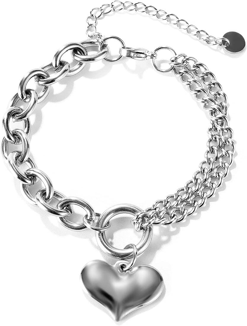 Women's Bracelet Bracelet Simple and Creative Double Chain Ring Bracelet Wild