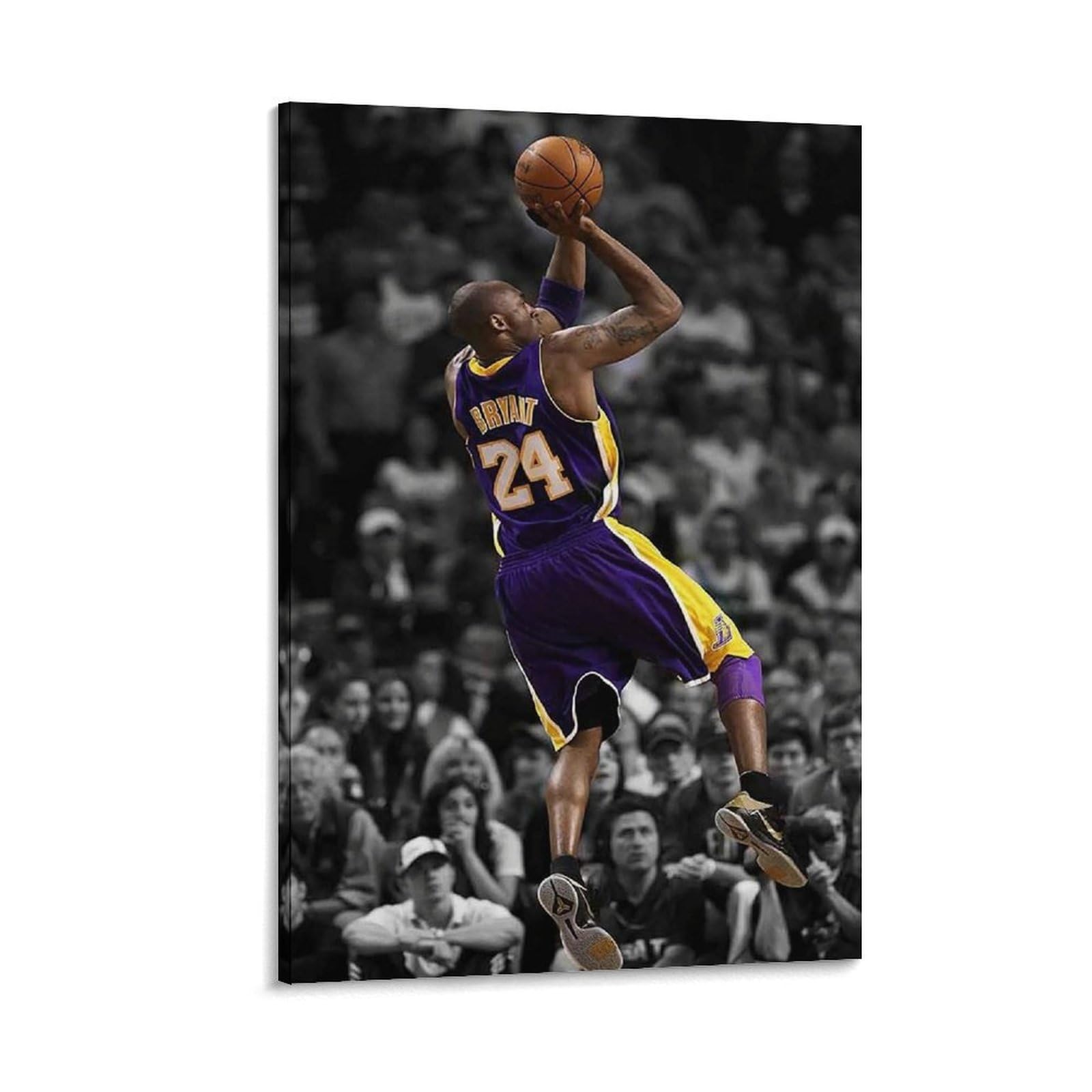 Amazon.co.jp: 素晴らしいNBA選手コービー・ブライアントアートポスター 印刷 ポスター キャンバス ウォールアート 画像 絵画 現代  芸術 壁の絵 け ソファの背景絵画50x75cm : ホーム＆キッチン