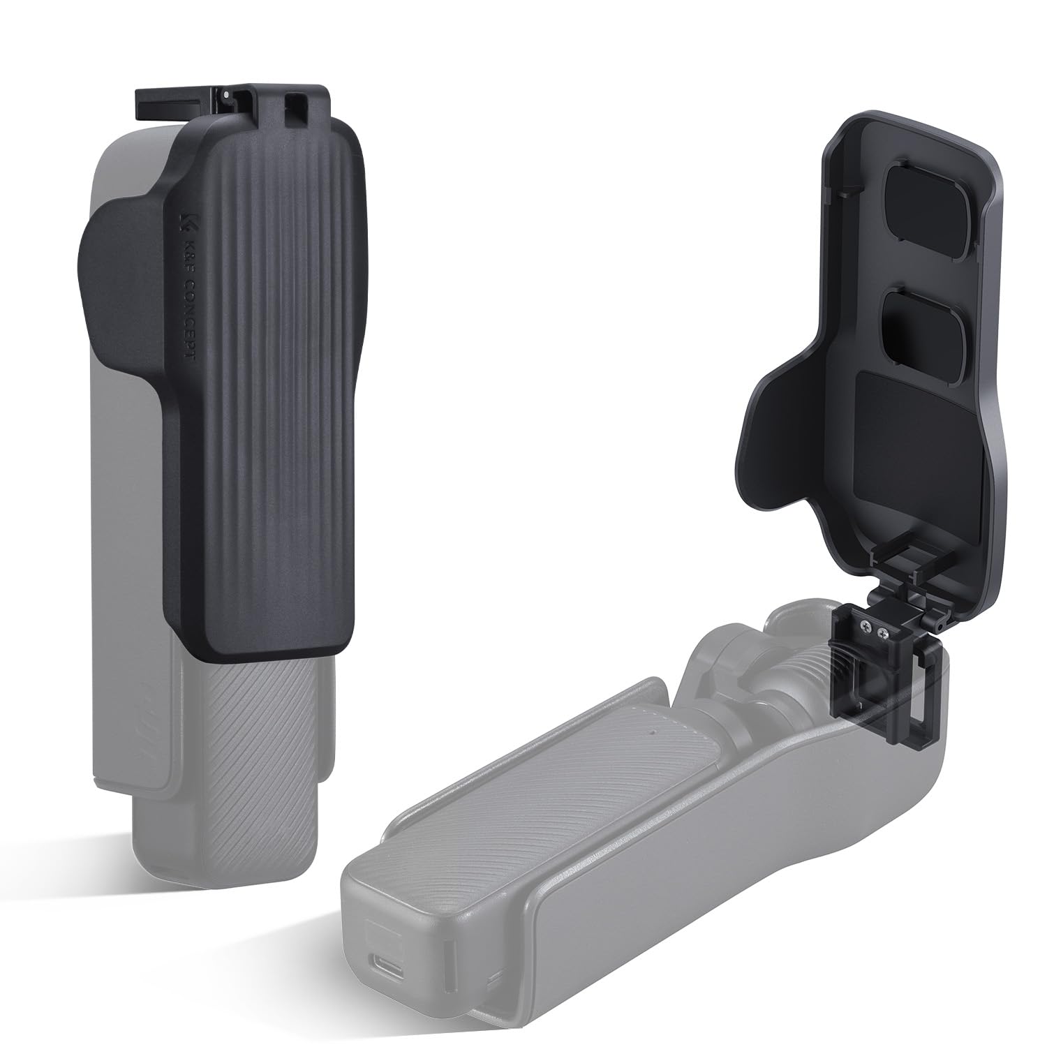 K&F CONCEPT Custodia Protettiva per Gimbal e Lente Compatibile con DJI Osmo Pocket 3, Copriobiettivo Schermo con Guscio Rigido e Interno Morbido, Apertura/Chiusura Rapida e Design Compatto